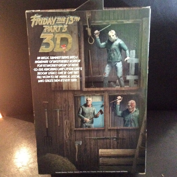 Neca Friday the 13th Part 3 3D Jason Action Figure - Picture 3 of 3